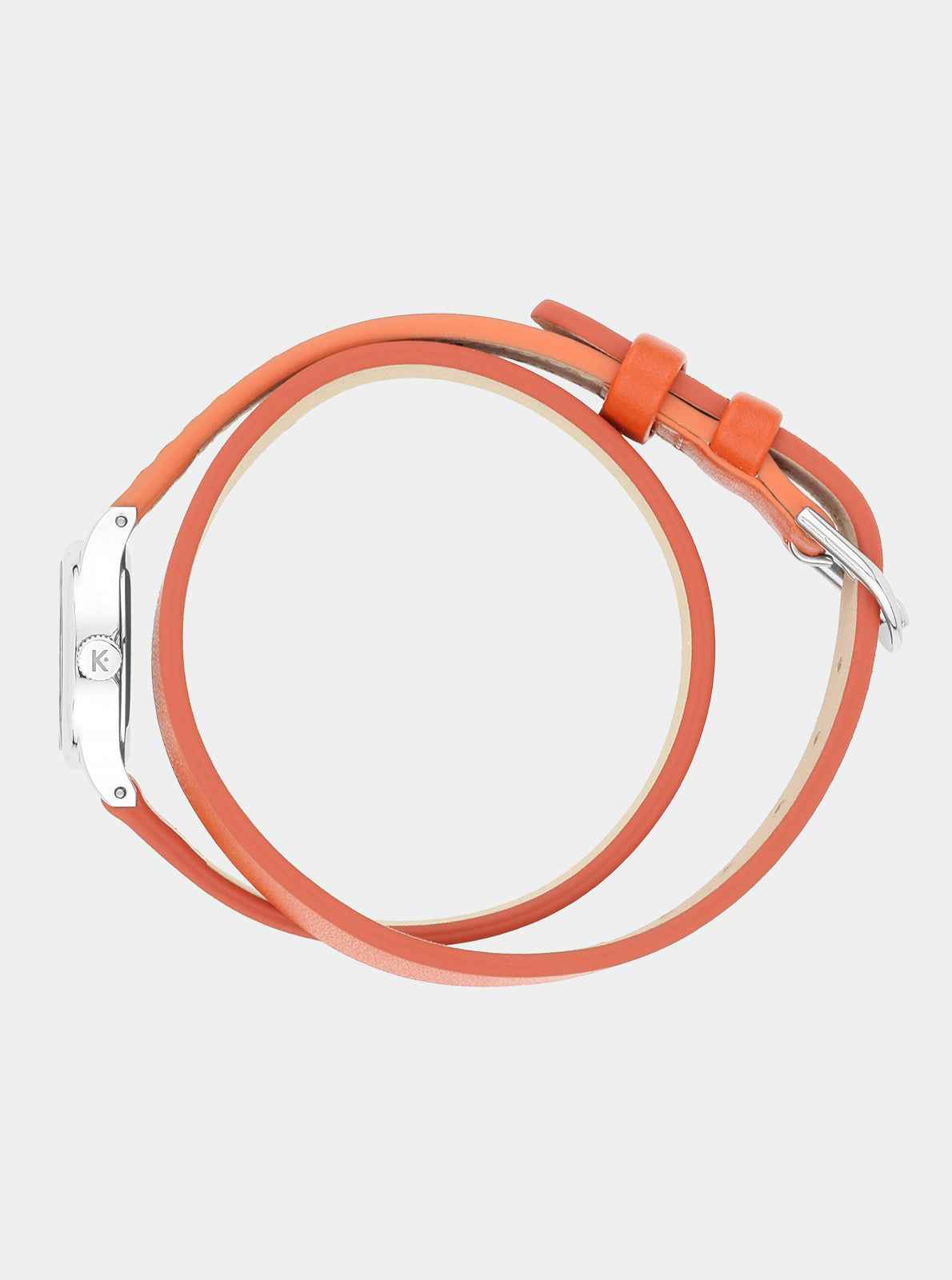 kelton-minicolo-camel-montre-bijou-double-tour-cuir image 5