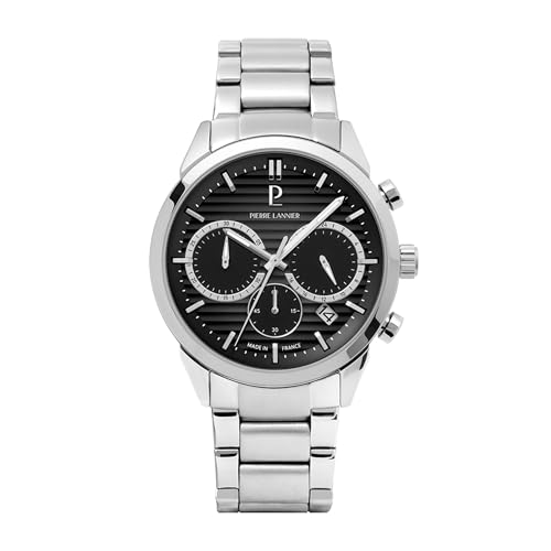 pierre-lannier-monarck-chronographe-quartz-acier-inoxydable-43-mm-5-atm image 6