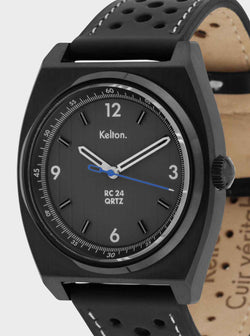 kelton-rc-24-qtrz-montre-quartz-noire-acier-brosse image 3