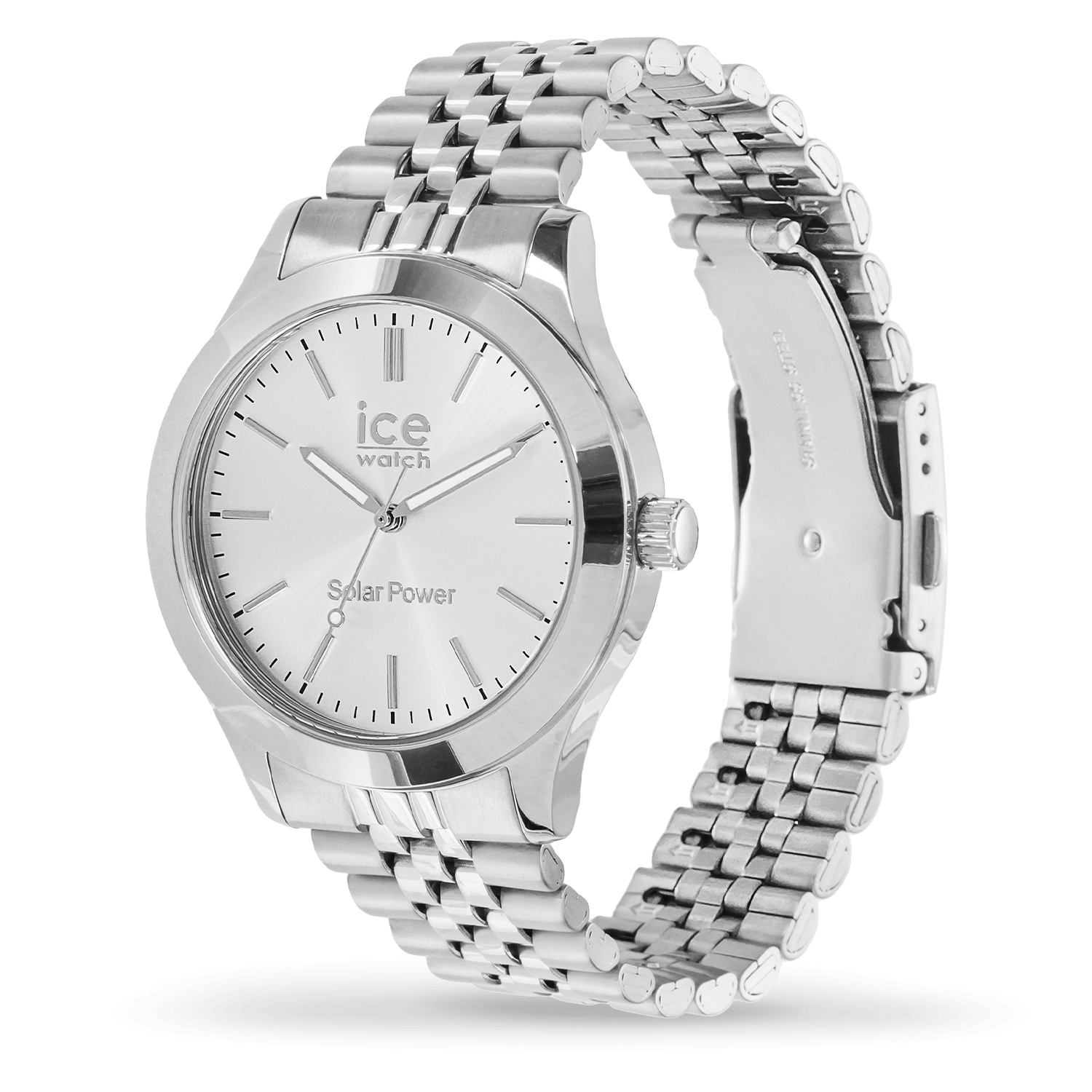 ice-watch-ice-steel-solar-montre-solaire-full-silver-maille-argent-e image 2