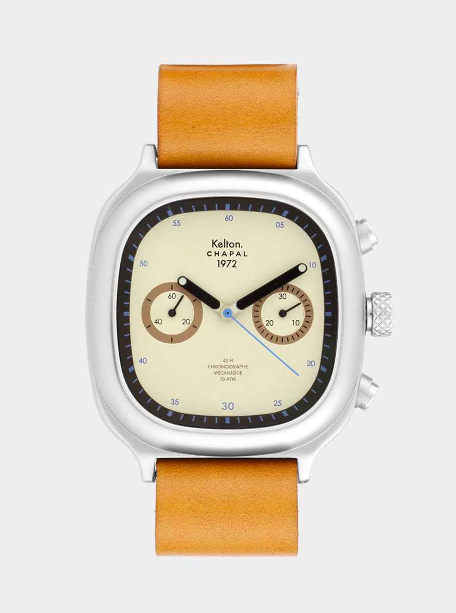 montre-chronographe-kelton-1972-skysand-x-chapal-dition-limit-e-100-ex image 3