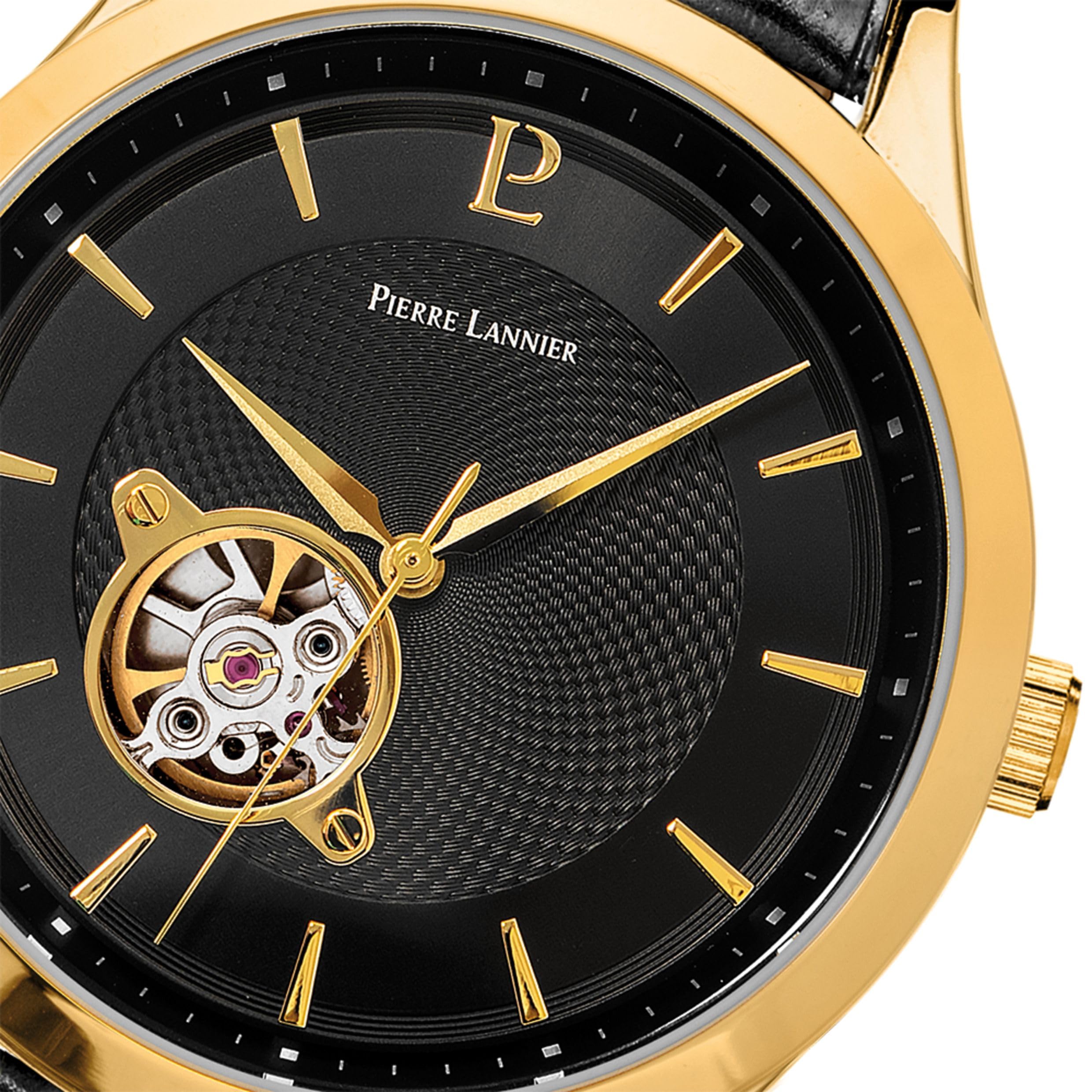 pierre-lannier-montre-automatique-fleuret-acier image 3