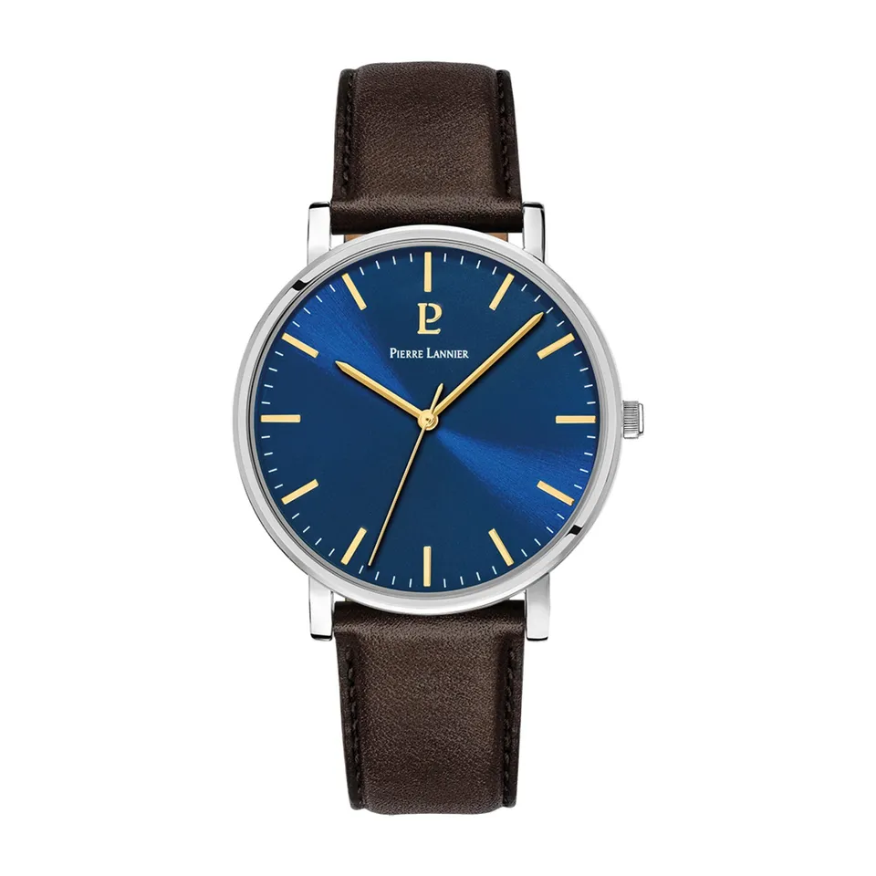 pierre-lannier-essential-montre-quartz-40-5-mm-acier-inoxydable-5-atm image 1