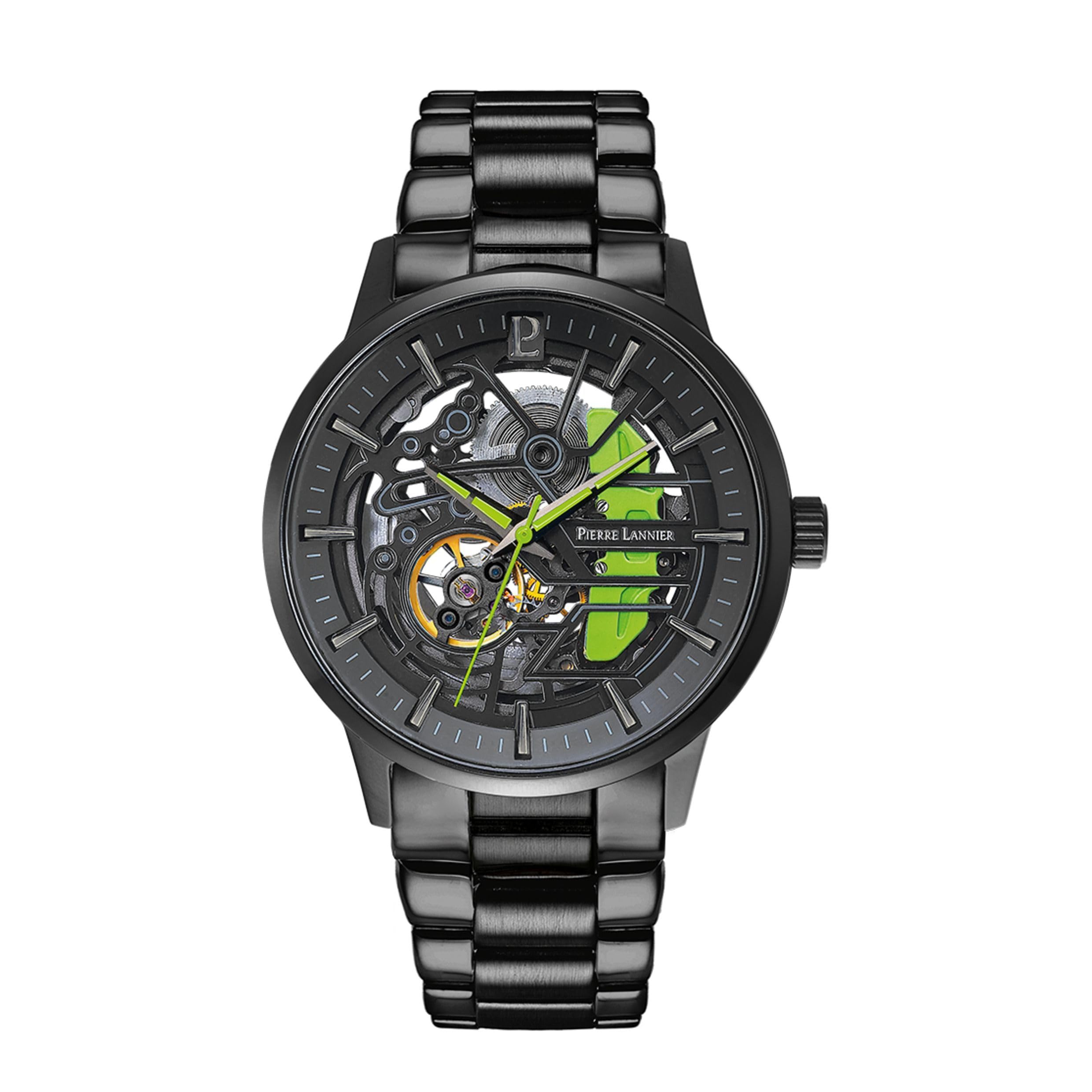 pierre-lannier-paddock-montre-automatique-43-mm-acier-inoxydable-5-atm-3 image 1