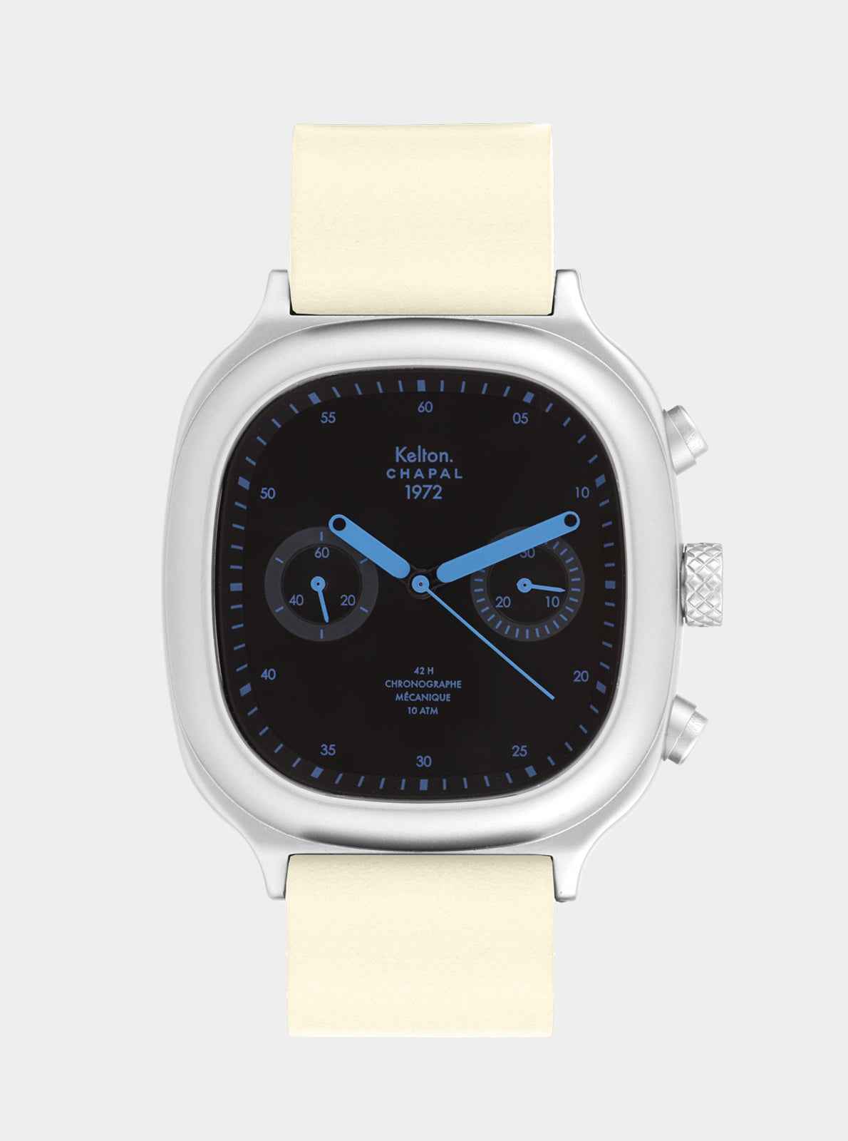 montre-kelton-x-chapal-chronographe-1972-skyblue-m-canique-limit-e-100-exemplair image 5