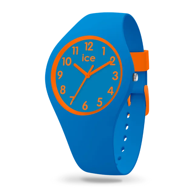 ice-watch-ice-ola-kids-robot-montre-enfant-gar-on-bleu-et-orange-en-silicone image 1