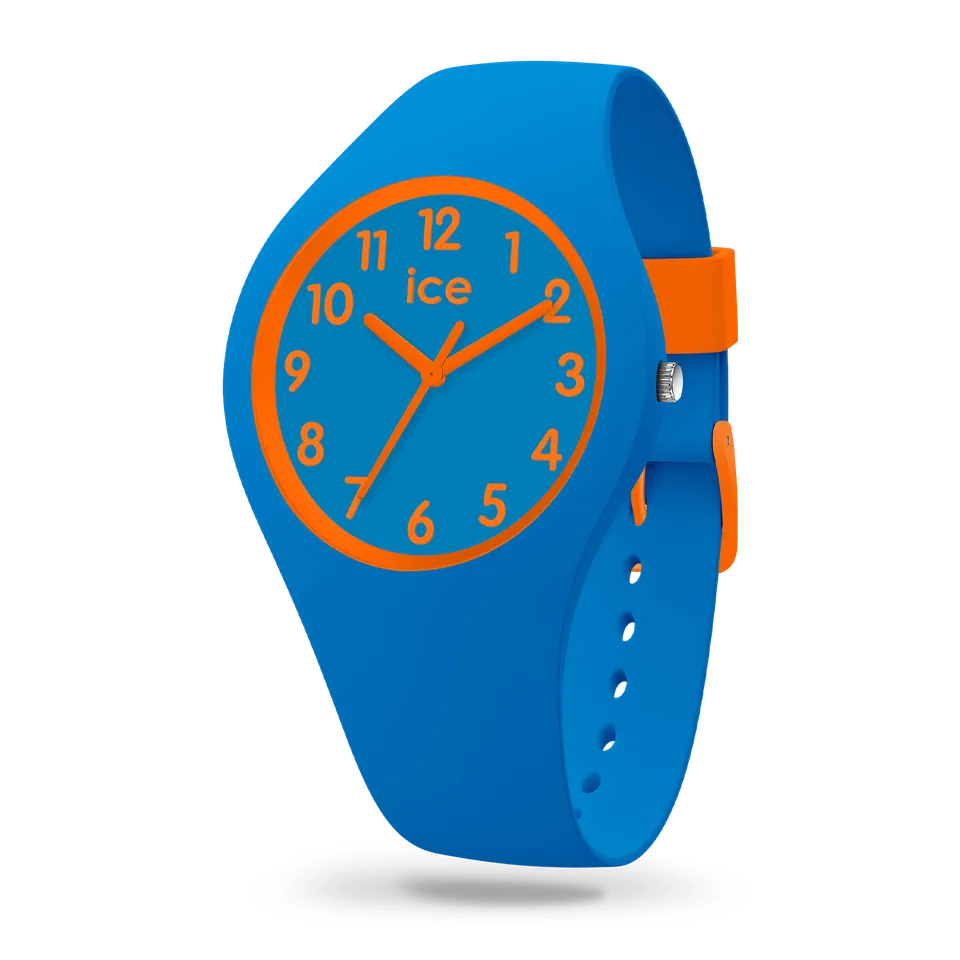 ice-watch-ice-ola-kids-robot-montre-enfant-gar-on-bleu-et-orange-en-silicone image 1