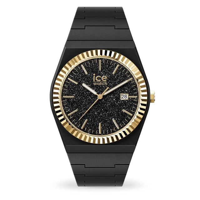 ice-watch-ice-power-black-glitter-gold-montre-femme-noire-et-dor-e image 1