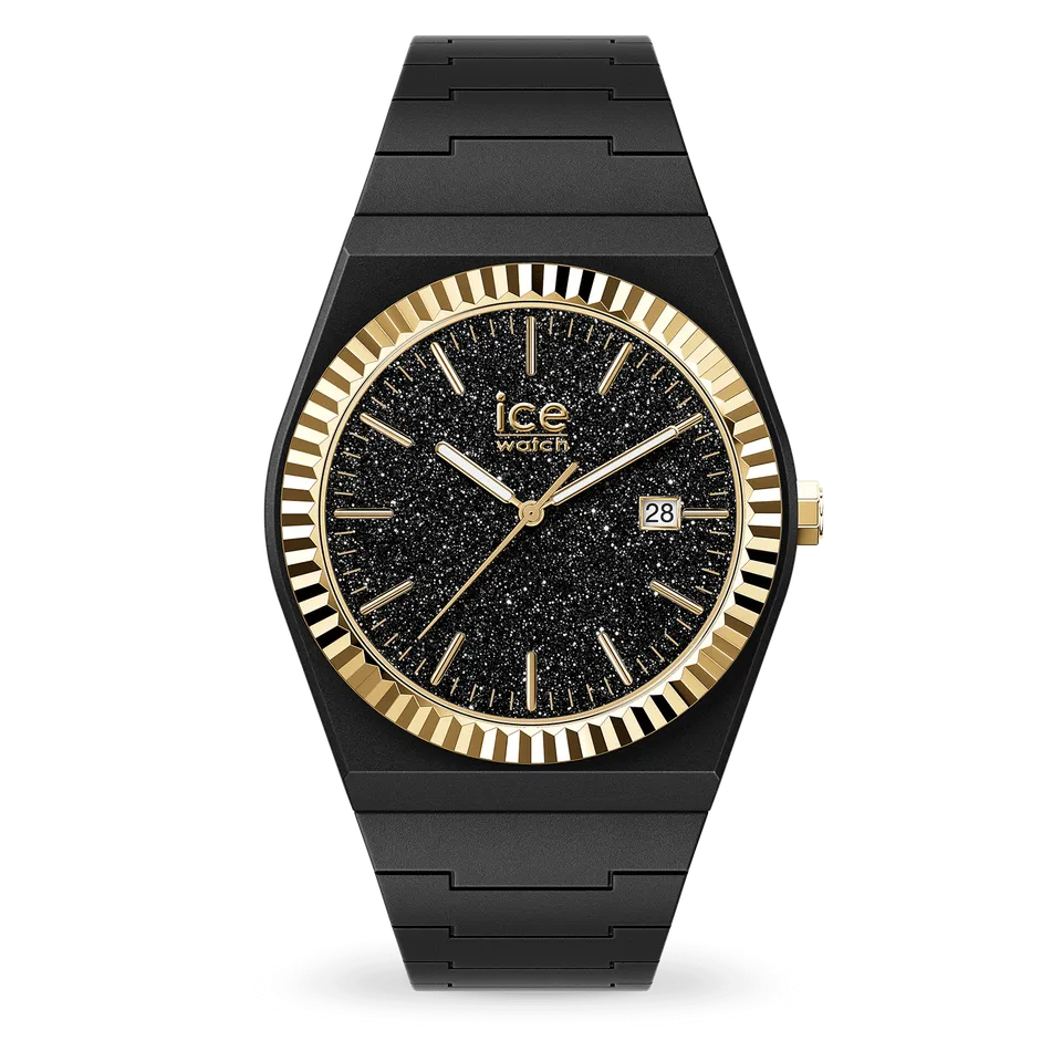 ice-watch-ice-power-black-glitter-gold-montre-femme-noire-et-dor-e image 1