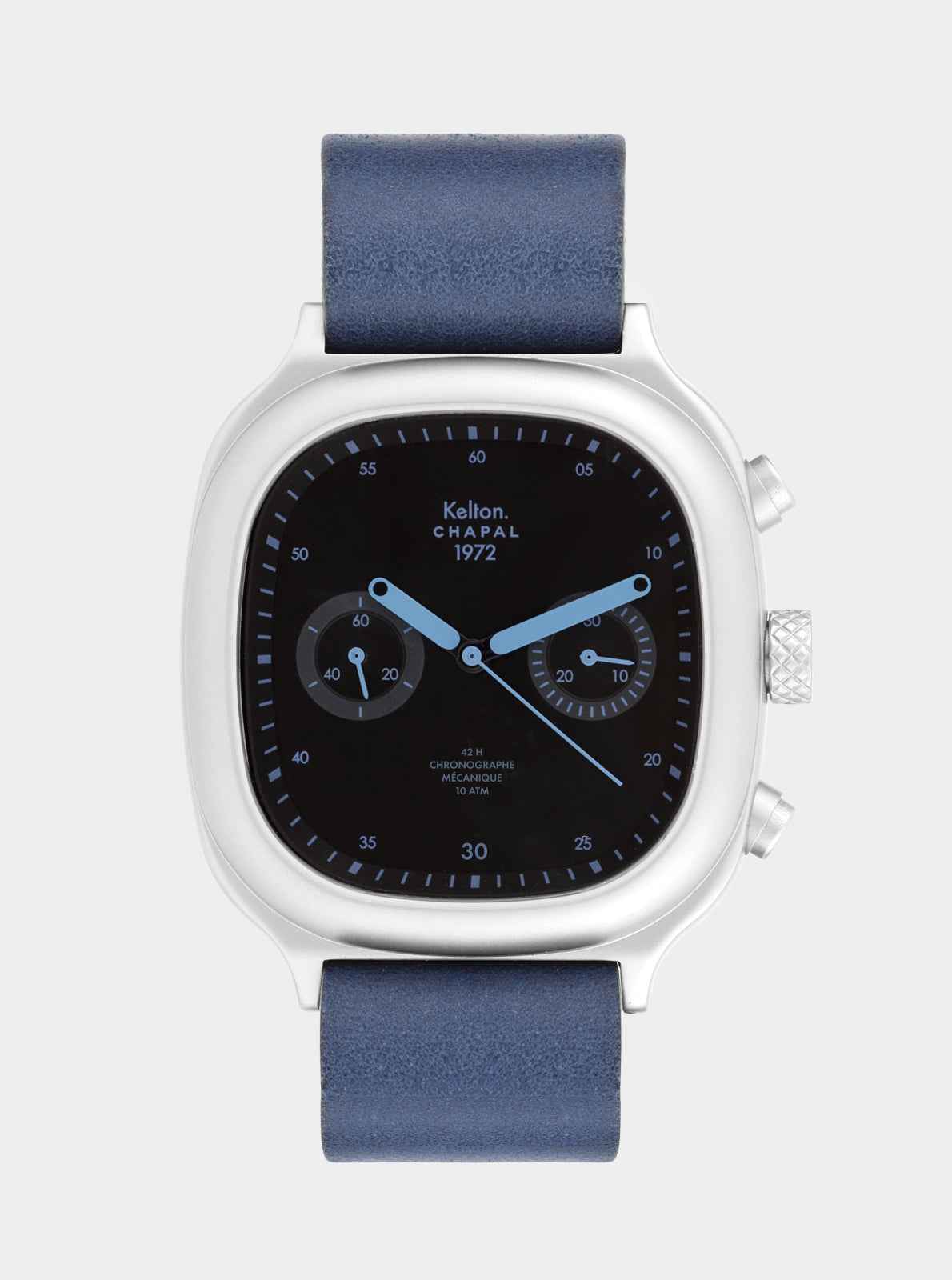 montre-kelton-x-chapal-chronographe-1972-skyblue-m-canique-limit-e-100-exemplair image 1