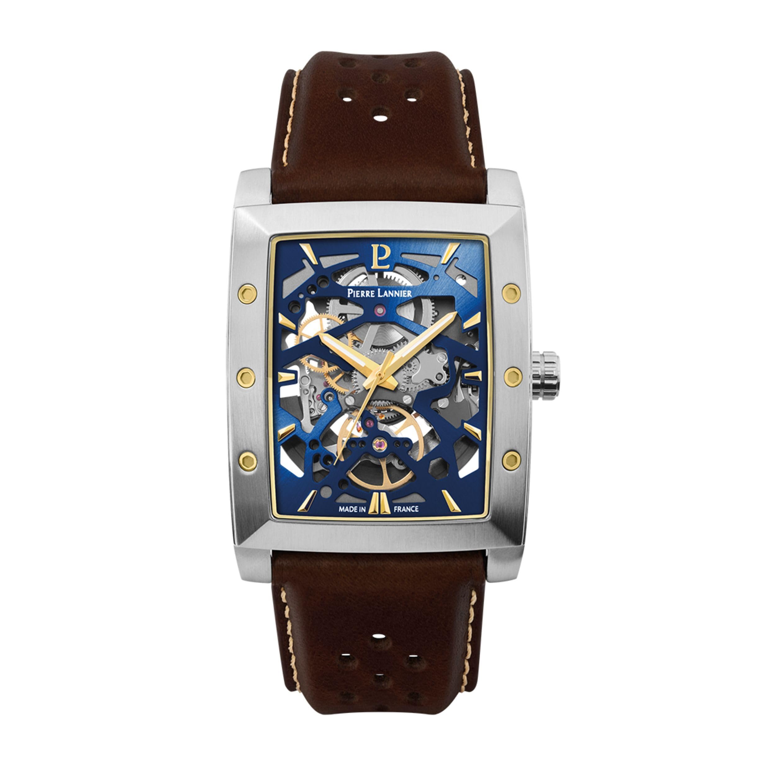 pierre-lannier-hector-montre-automatique-acier-inoxydable-5-atm image 1