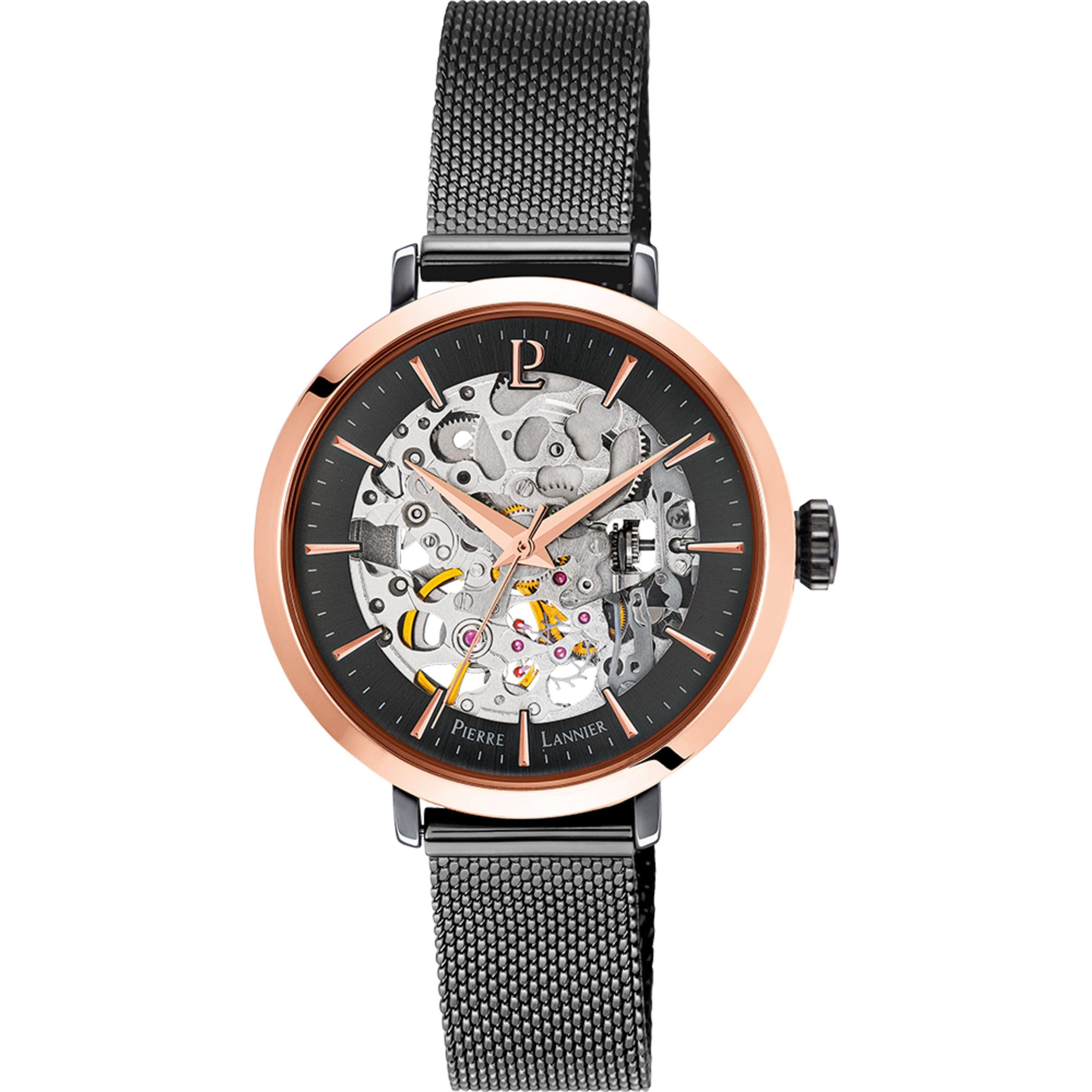 pierre-lannier-automatic-montre-automatique-acier-35-mm image 2