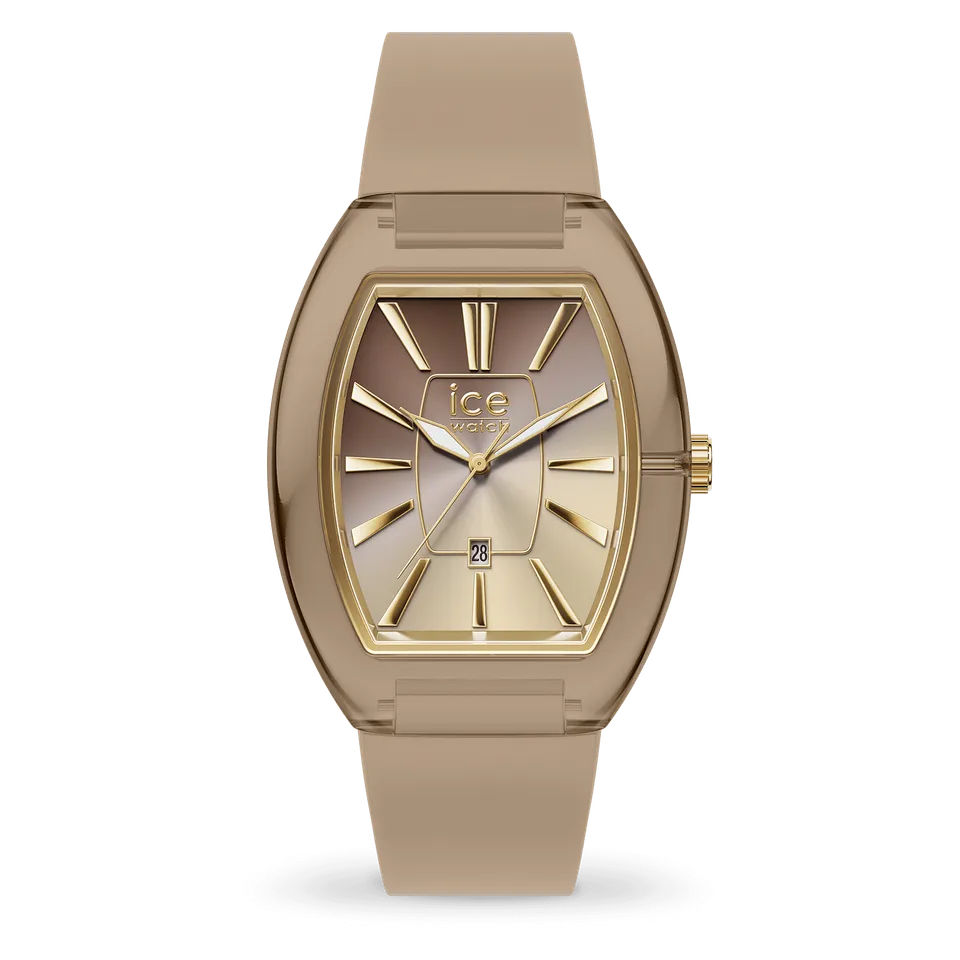 ice-watch-ice-dome-warm-taupe-montre-femme-d-grad-taupe-avec-dateur image 1