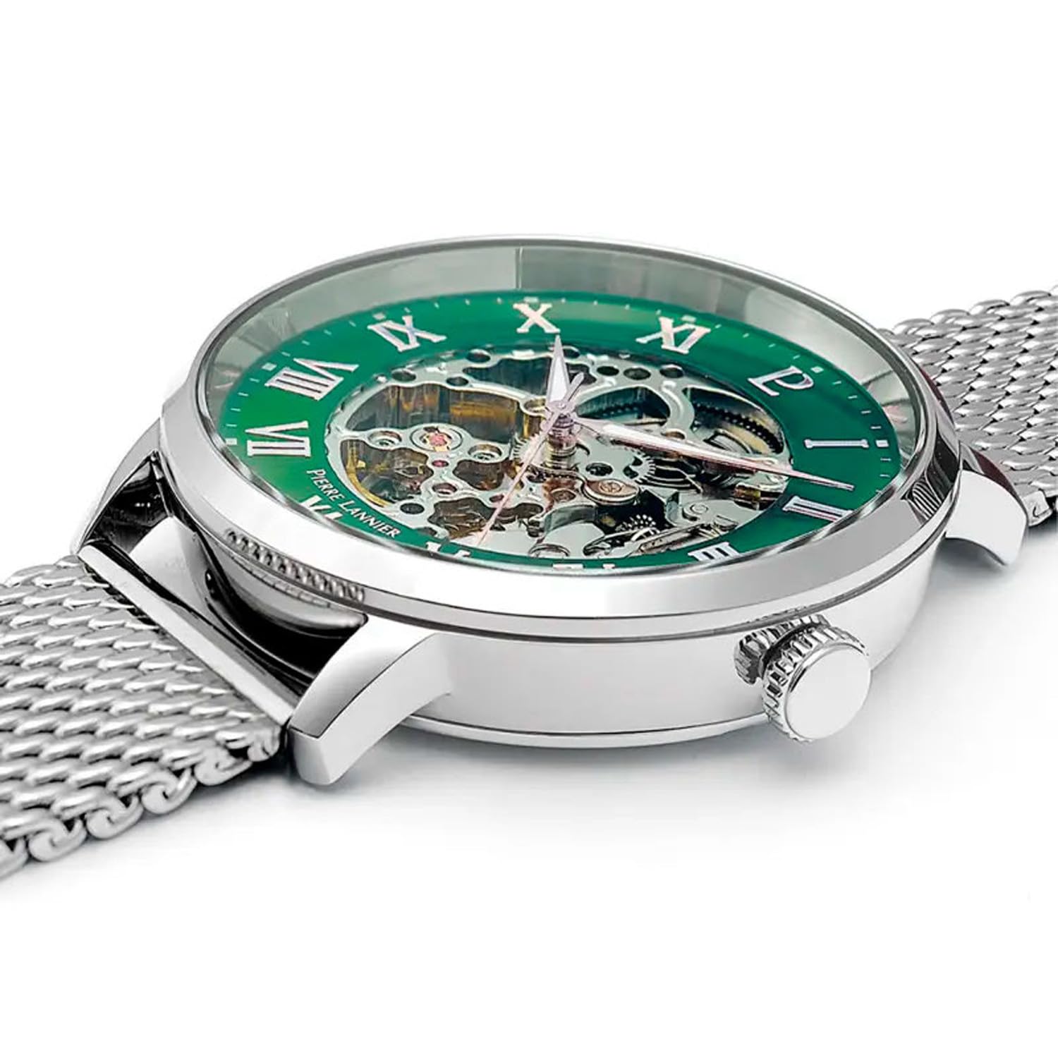 pierre-lannier-automatic-montre-automatique-homme-42-mm-acier-inoxydable-5-atm image 3