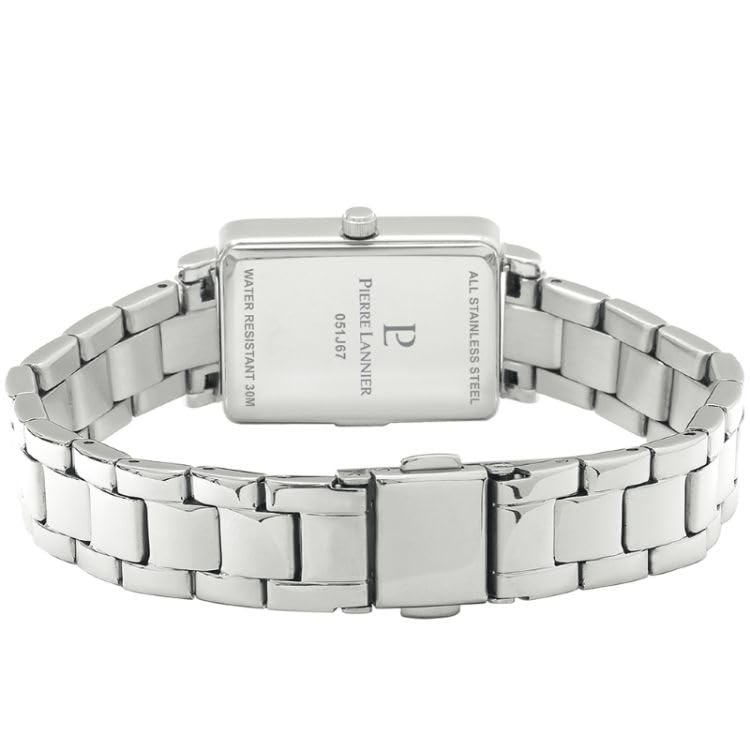 pierre-lannier-montre-ariane-rectangle-cadran-vert image 3