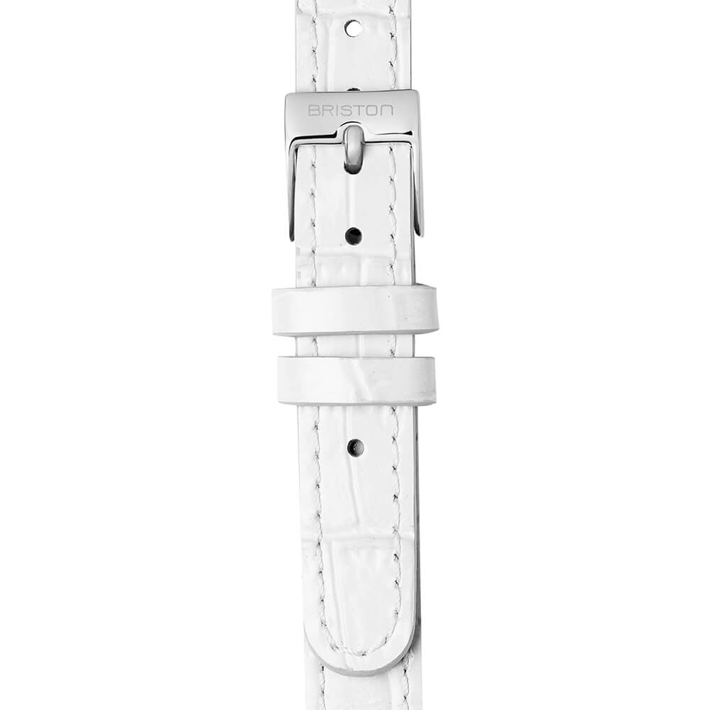 briston-clubmaster-lady-bracelet-cuir-luxury-2-brins-12-mm-blanc image 2
