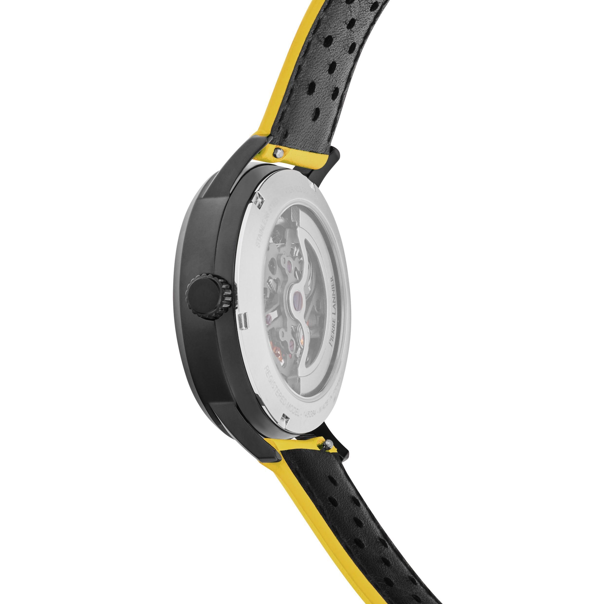 pierre-lannier-paddock-montre-automatique-39-mm-acier-inoxydable-5-atm-2 image 2