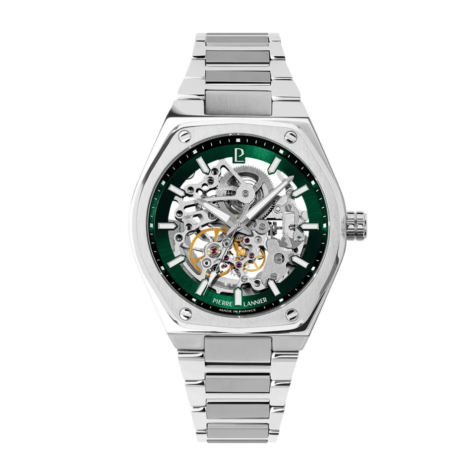 pierre-lannier-automatic-montre-automatique-homme-42-5-mm-acier-5-atm image 1