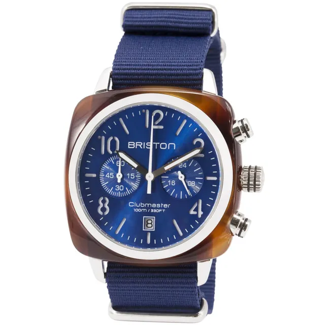 briston-clubmaster-classic-chrono-40-mm-bleu-marine image 1