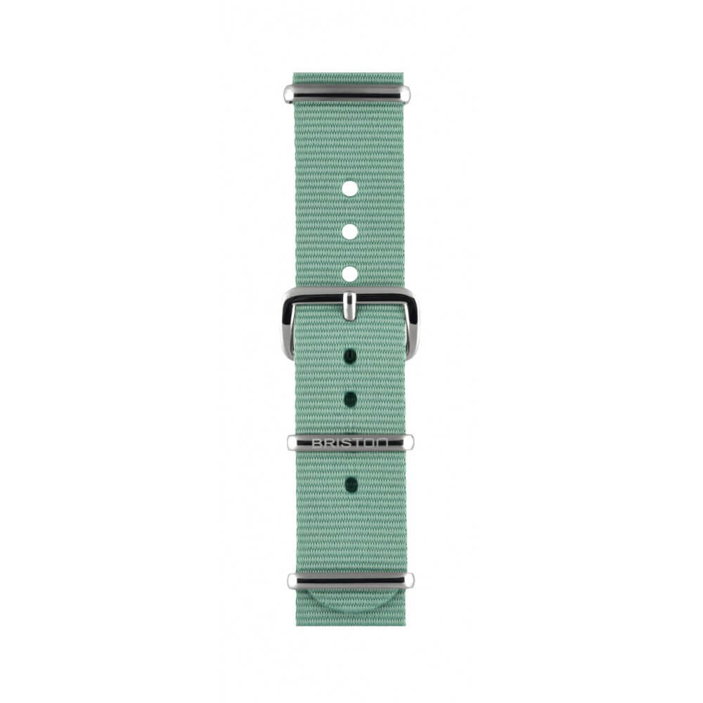 briston-clubmaster-classic-bracelet-type-nato-18-mm-vert-d-eau image 1