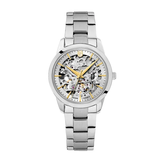 pierre-lannier-thea-montre-automatique-femme-35-5-mm-acier-inoxydable-5-atm image 1