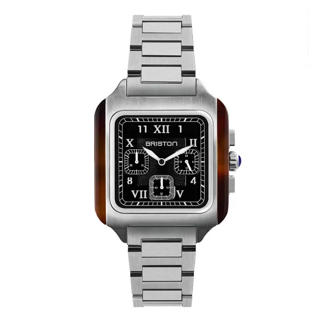 briston-streamliner-kennedy-chrono-quartz-38-5-mm-acier-noir image 1