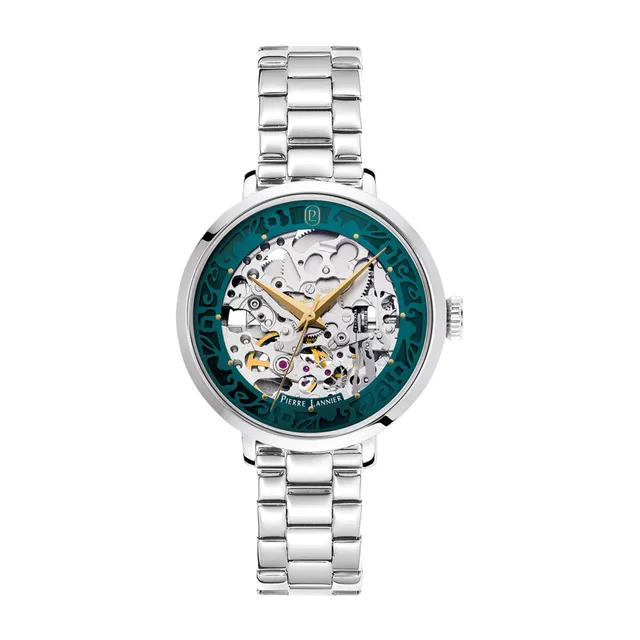 pierre-lannier-automatic-montre-automatique-35-mm-acier-inoxydable image 1