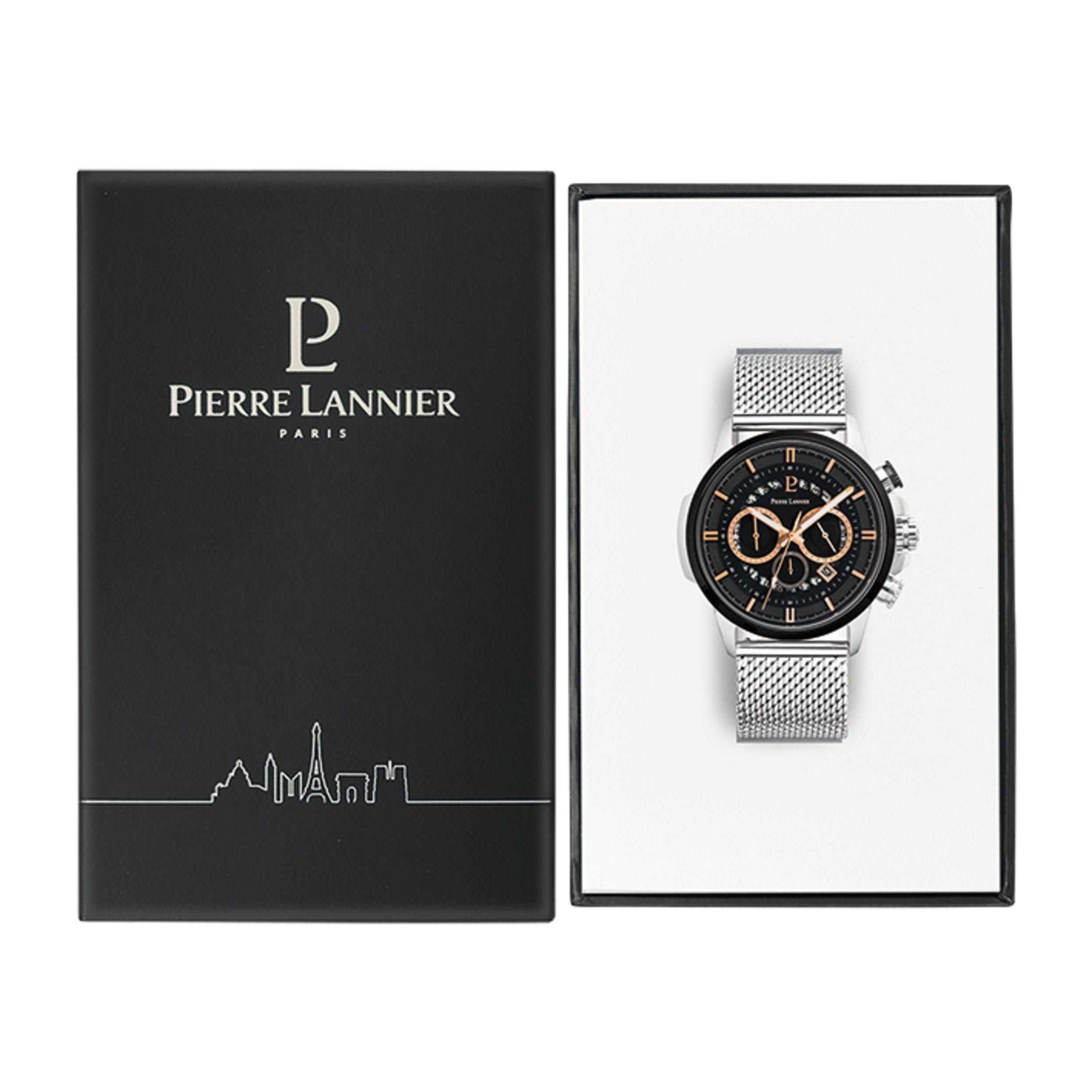 pierre-lannier-sentinelle-chronographe-44-mm-acier-inoxydable-5-atm image 5