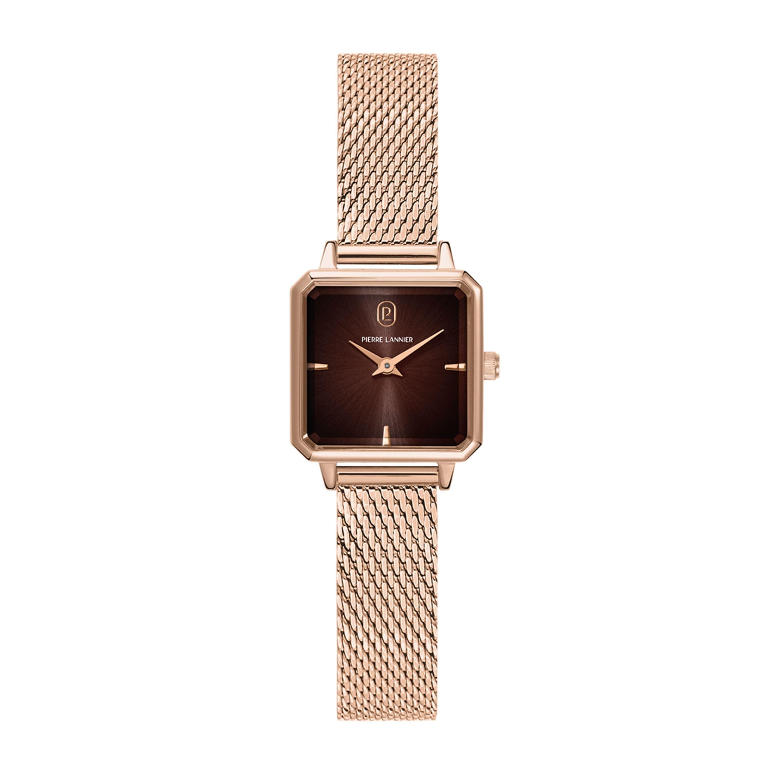pierre-lannier-leonor-montre-quartz-acier-inoxydable-3-atm-boitier-fin-7-1-mm image 1
