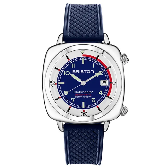 briston-clubmaster-legend-compressor-automatique-42-mm-bleu-acier image 1