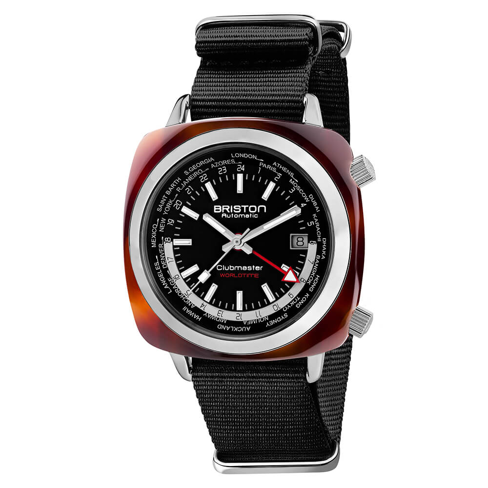 briston-clubmaster-traveler-worldtime-montre-automatique-gmt-42-mm-noir image 1