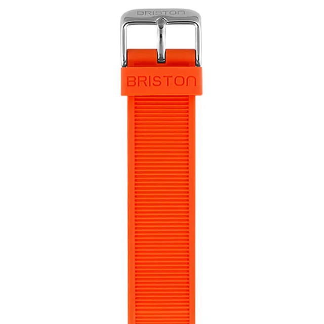 briston-bracelet-rubber-20-mm-orange image 1