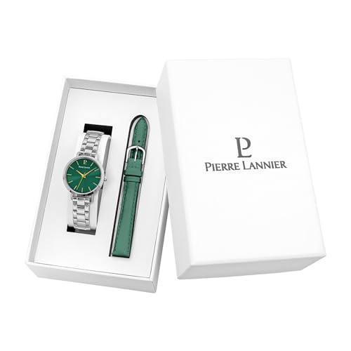 pierre-lannier-chouquette-montre-femme-quartz-30-mm-acier-cadran-vert-3-atm image 6