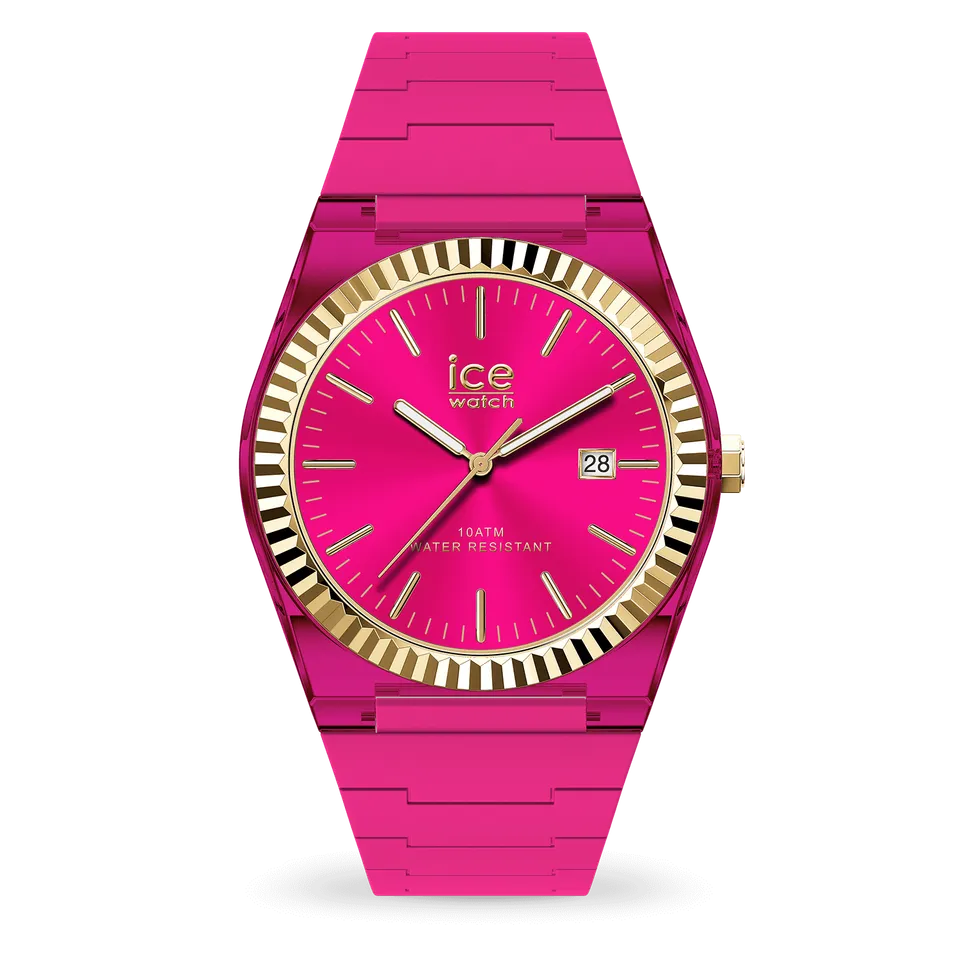 ice-watch-ice-power-flashy-pink-montre-femme-silicone-rose-fluo-avec-dateur image 1