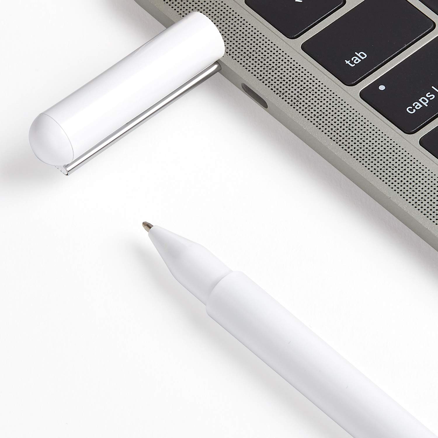 lexon-c-pen-stylo-bille-noir-cl-usb-c-32-go-blanc-glossy image 1