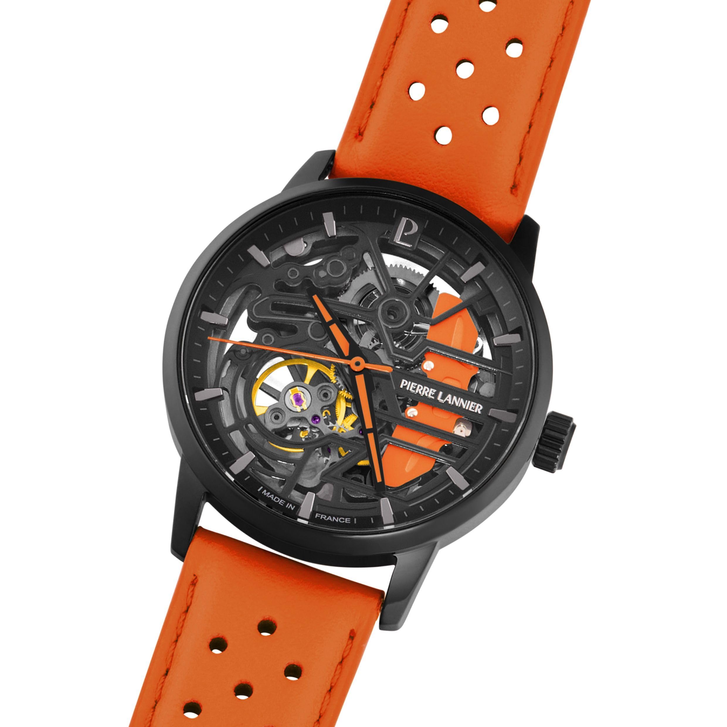 pierre-lannier-paddock-montre-automatique-39-mm-acier-inoxydable image 3
