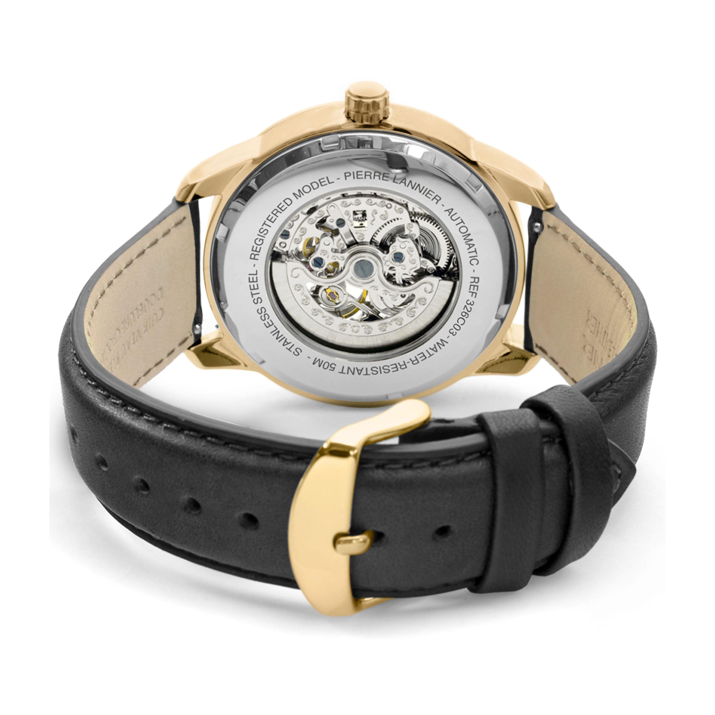 pierre-lannier-automatic-montre-automatique-44-mm-acier-5-atm image 4