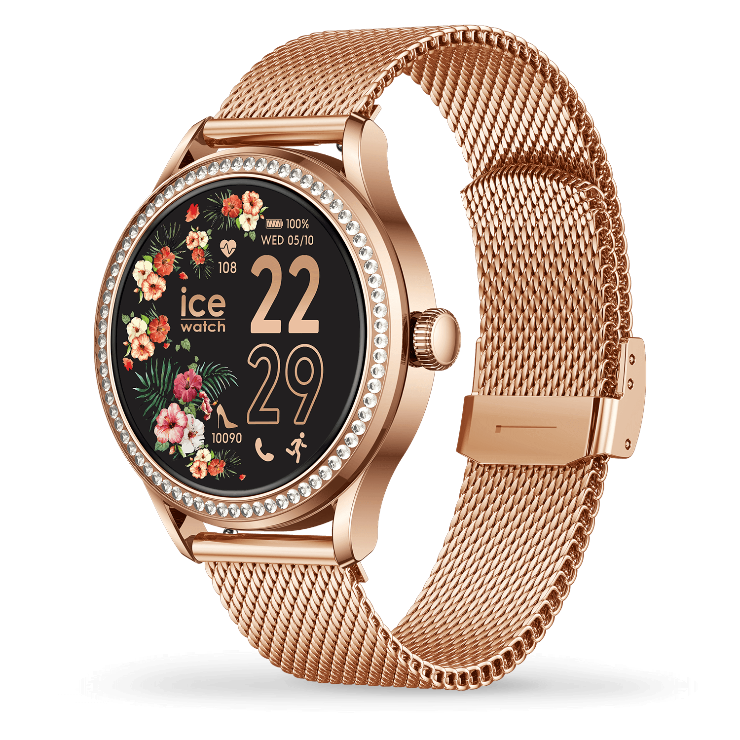 ice-watch-ice-smart-st-2-0-ronde-1-20-montre-connect-e-femme-amoled-pierres image 2