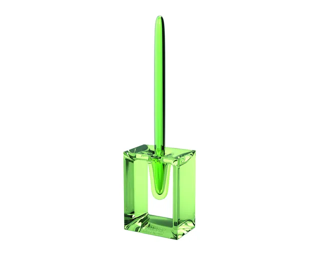 lexon-peter-pen-stylo-bille-aluminium-sur-socle-vert image 1