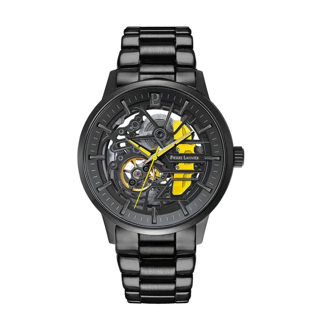pierre-lannier-paddock-montre-automatique-43-mm-acier-inoxydable-5-atm-4 image 1