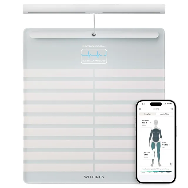 withings-body-scan-balance-connect-e-segmentaire-ecg-blanc image 1