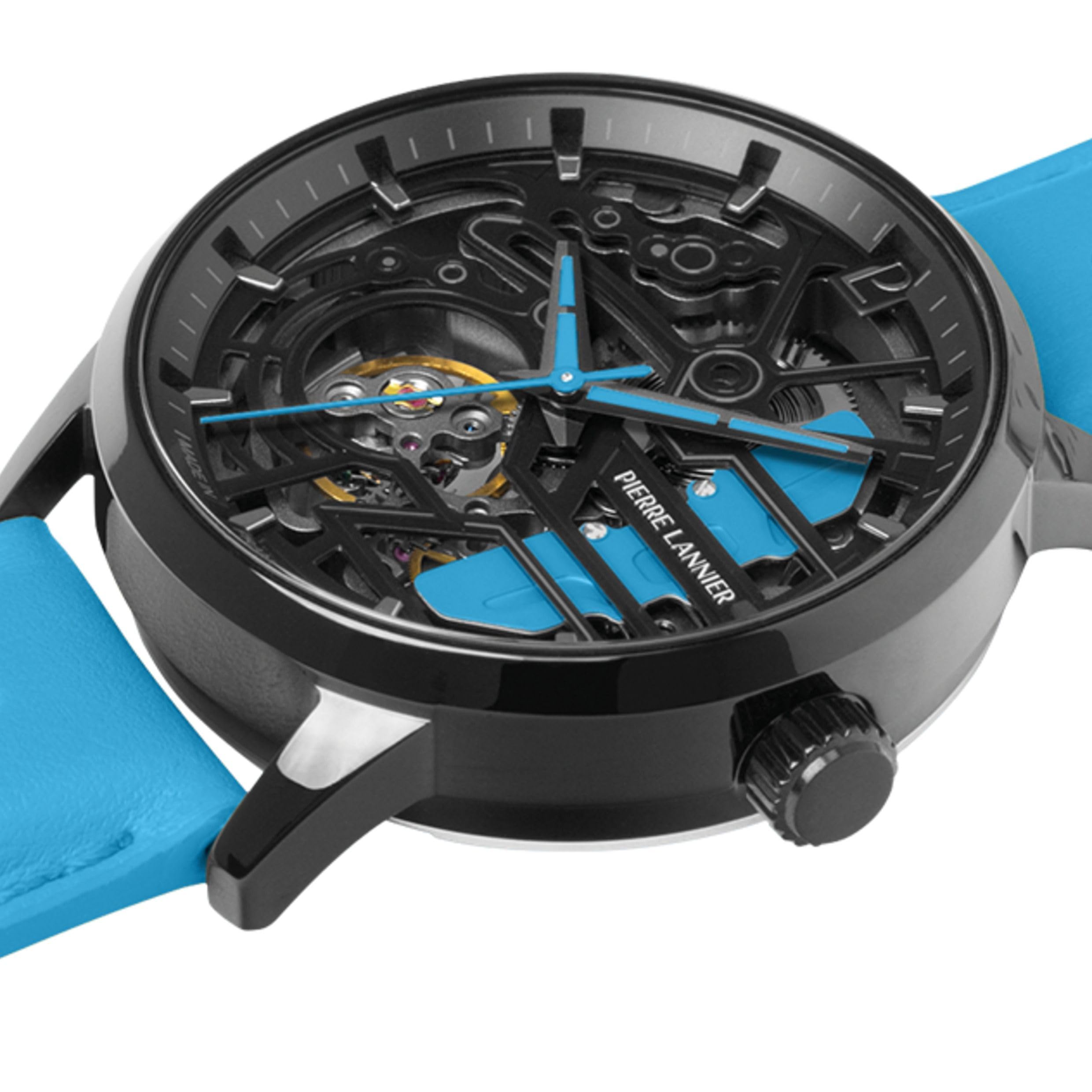 pierre-lannier-montre-automatique-paddock-39-mm-acier-inoxydable-5-atm-2 image 4