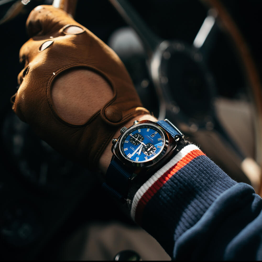briston-clubmaster-sport-chrono-quartz-42-mm-bleu-marine image 2