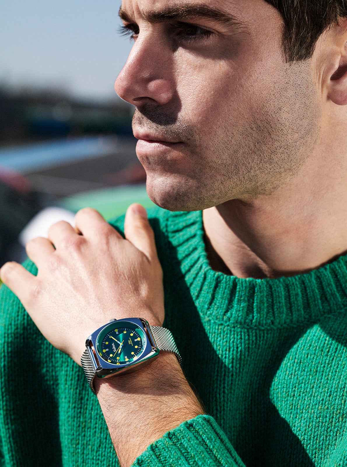 kelton-rc2-vert-jaune-mesh-montre-course image 3