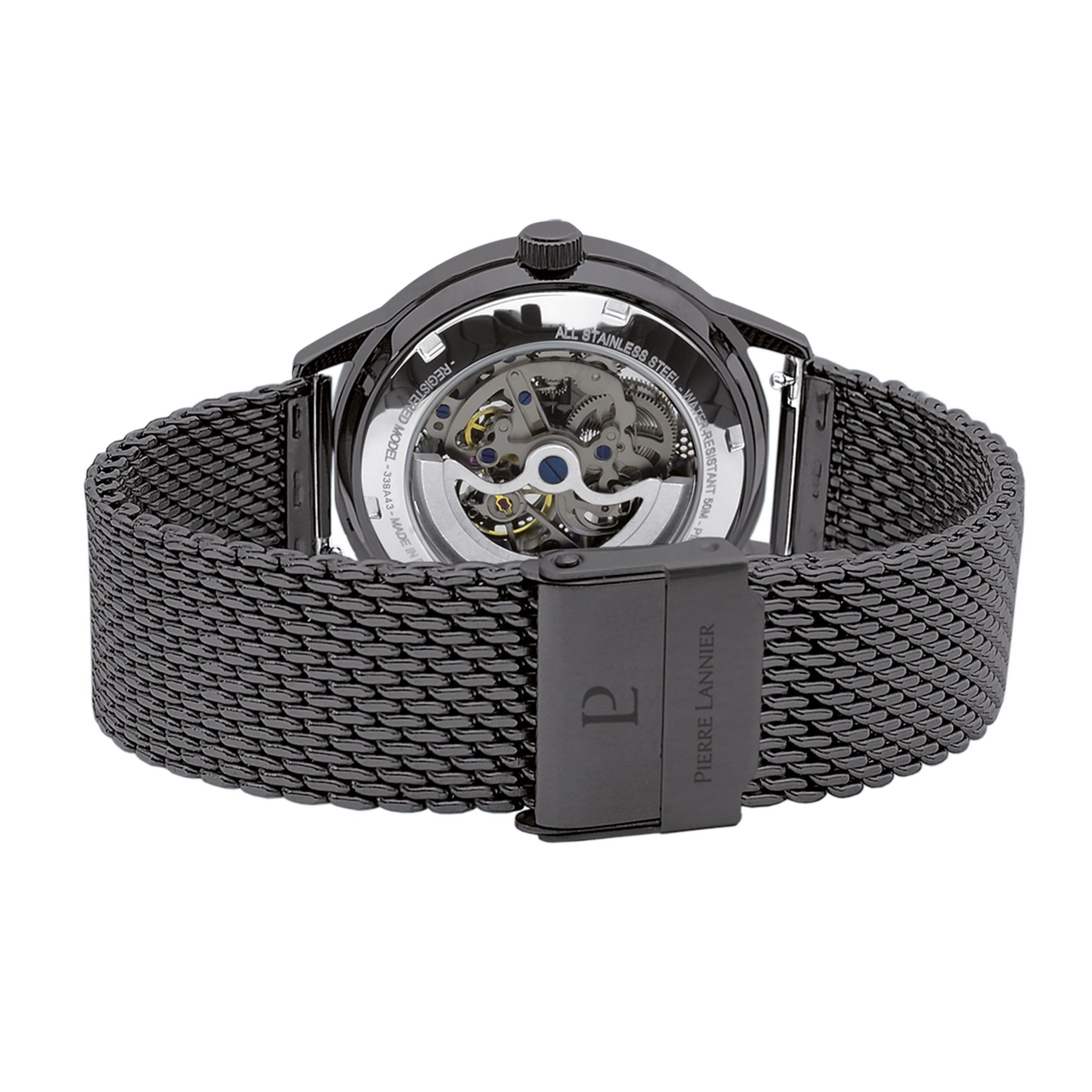 pierre-lannier-paddock-montre-automatique-homme-43-mm-acier-inoxydable-5-atm image 5