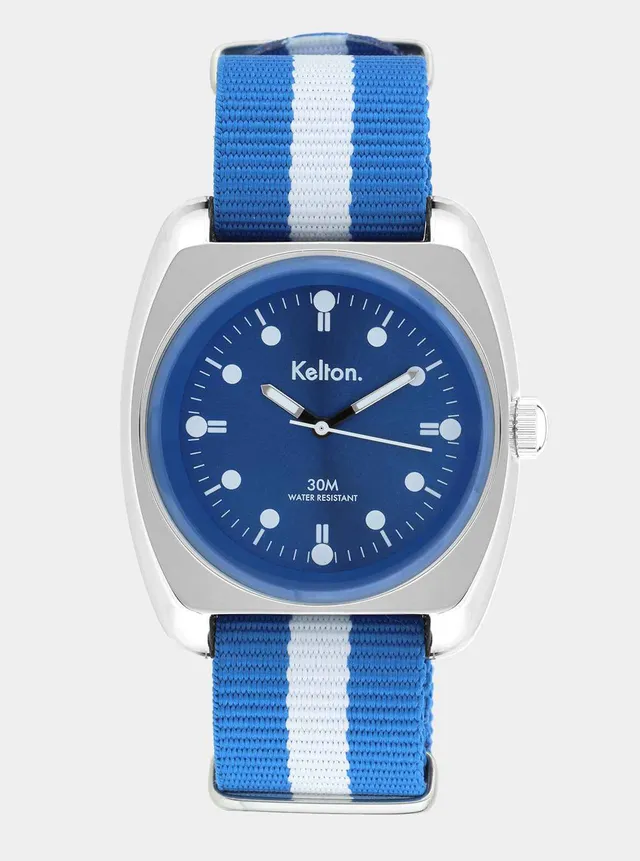 kelton-rc2-blue-white-nato-montre image 1