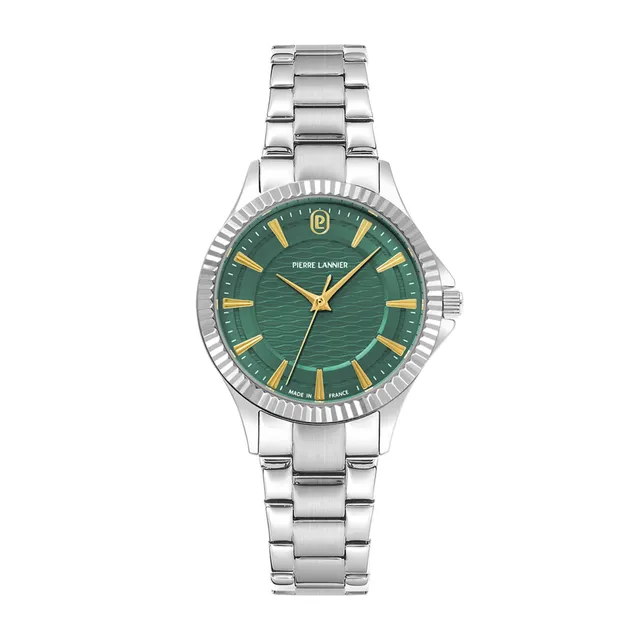 pierre-lannier-metropolitain-montre-quartz-acier-inoxydable-33-mm-5-atm image 1