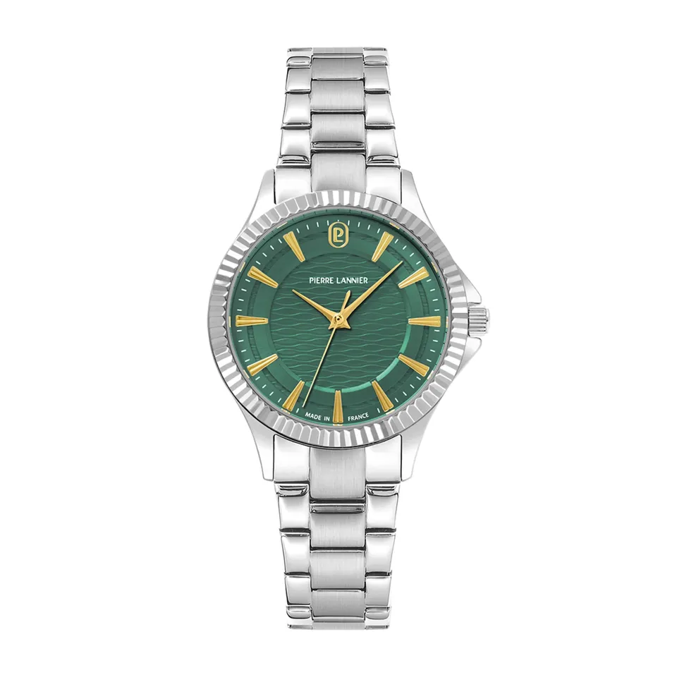 pierre-lannier-metropolitain-montre-quartz-acier-inoxydable-33-mm-5-atm image 1