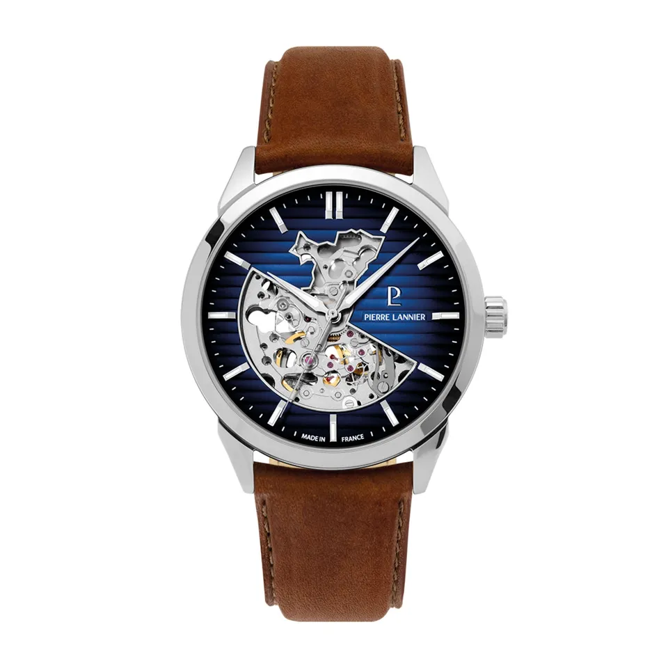pierre-lannier-monarck-montre-automatique-43-mm-acier-inoxydable-5-atm-2 image 1