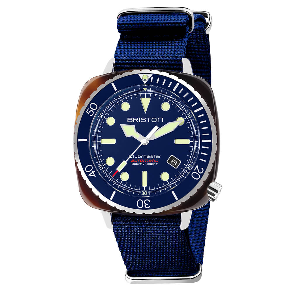 briston-clubmaster-diver-pro-bleu-marine-44-mm-montre-automatique-hms-300-m image 1